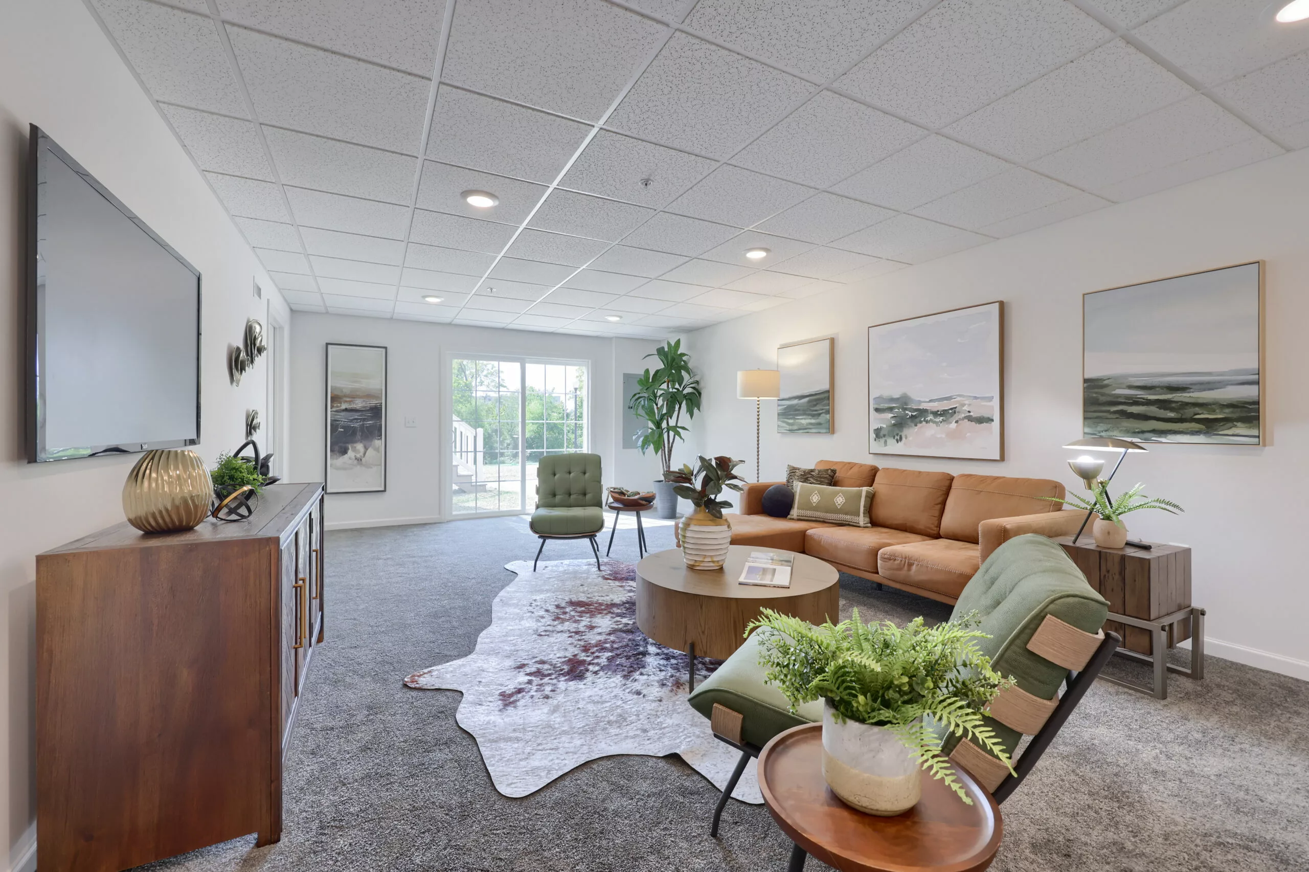 Parrish Model Home Finished Basement