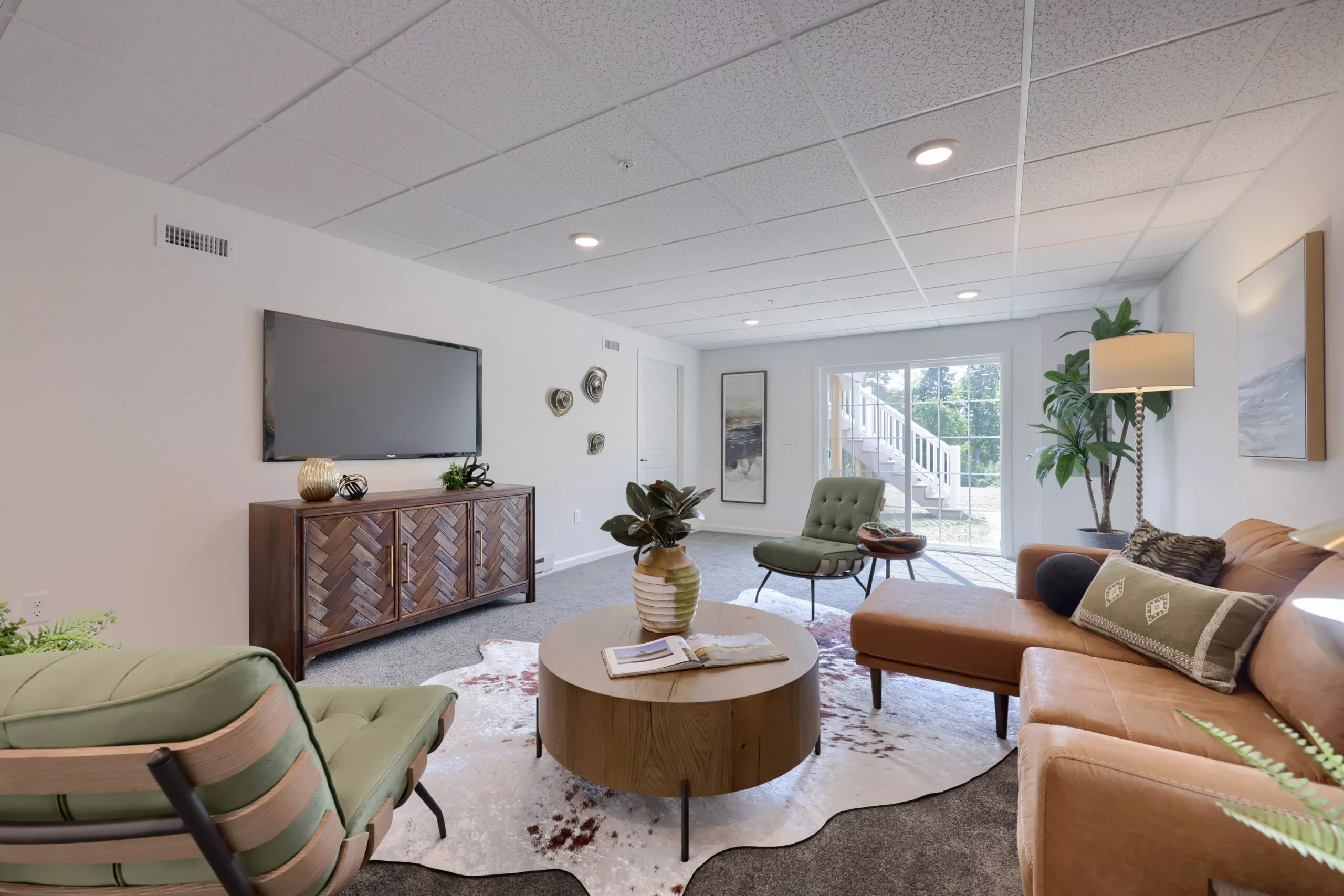 Parrish Model Home Finished Basement