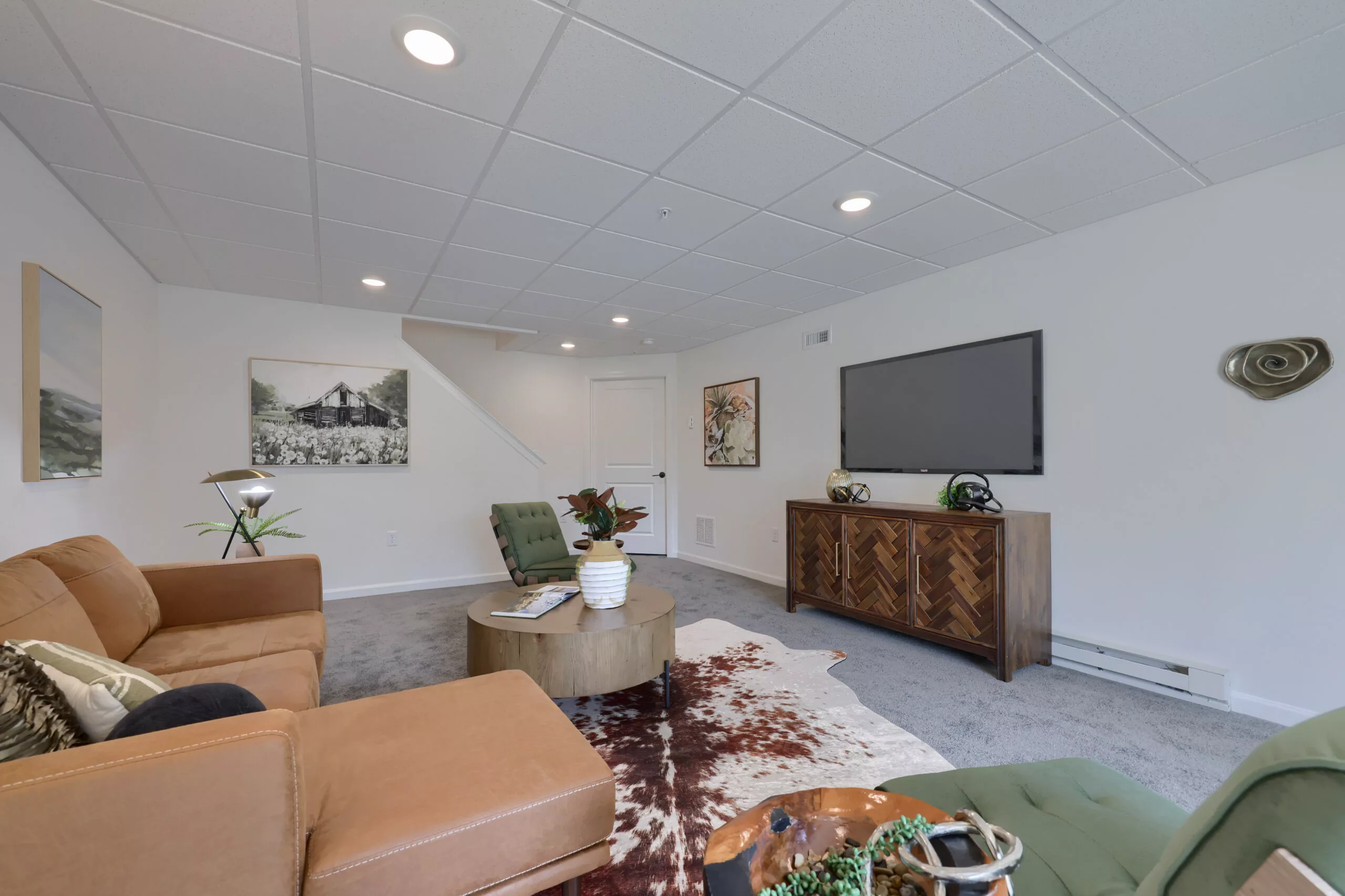 Parrish Model Home Finished Basement