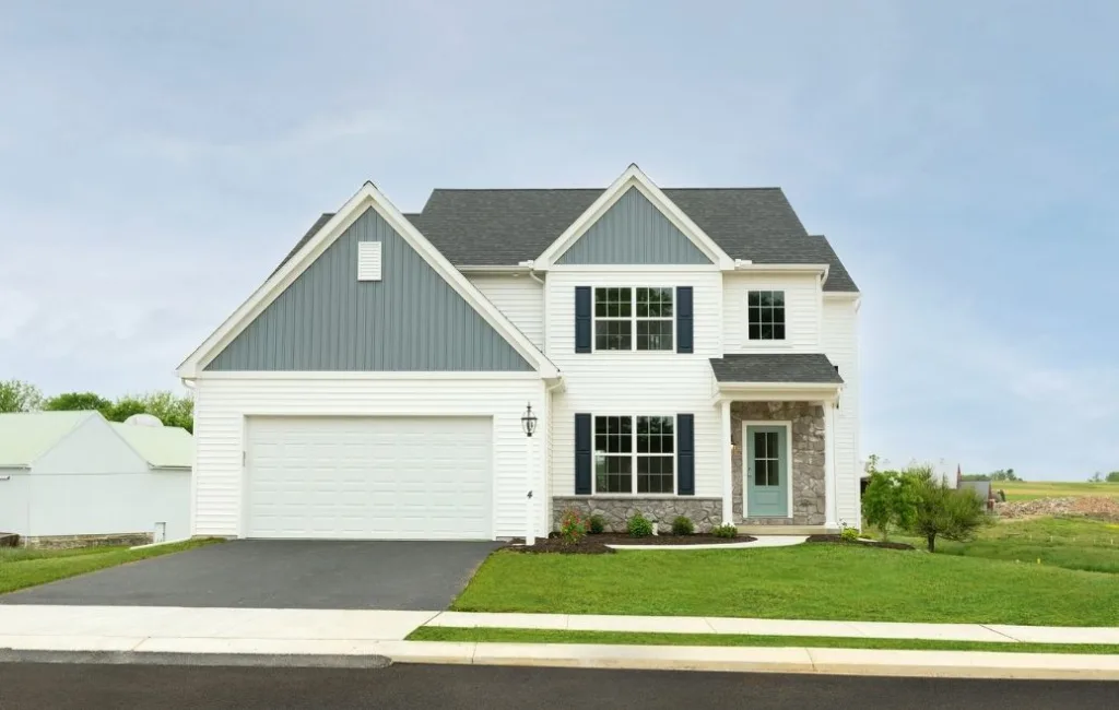 exterior of an energy efficient EGS model home in Strasburg PA